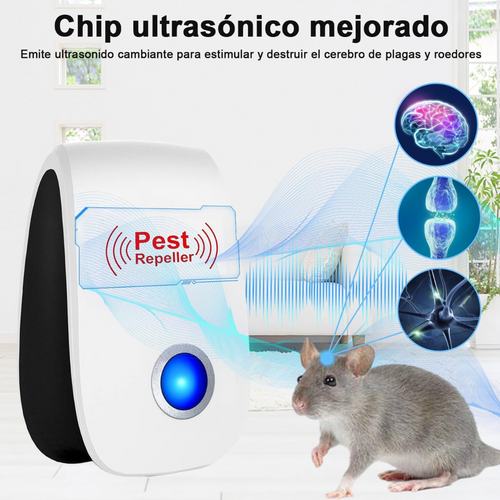 Repelente Ultrasonico Plagas Insectos